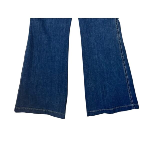 SPANX Everywear Flare Jeans Pull On High Rise Stretch Denim XL 14 Petite - Picture 6 of 7